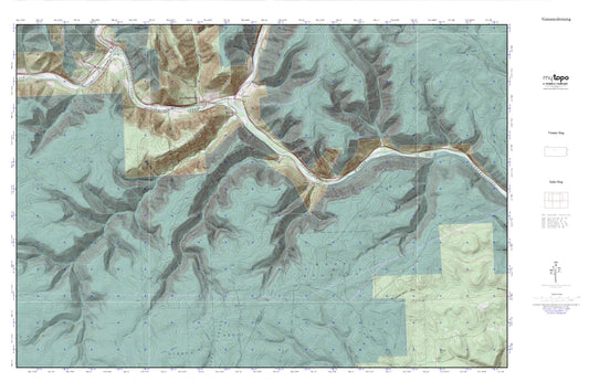 Sinnemahoning MyTopo Explorer Series Map Image