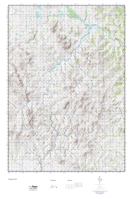 Solomon D-5 MyTopo Explorer Series Map Image