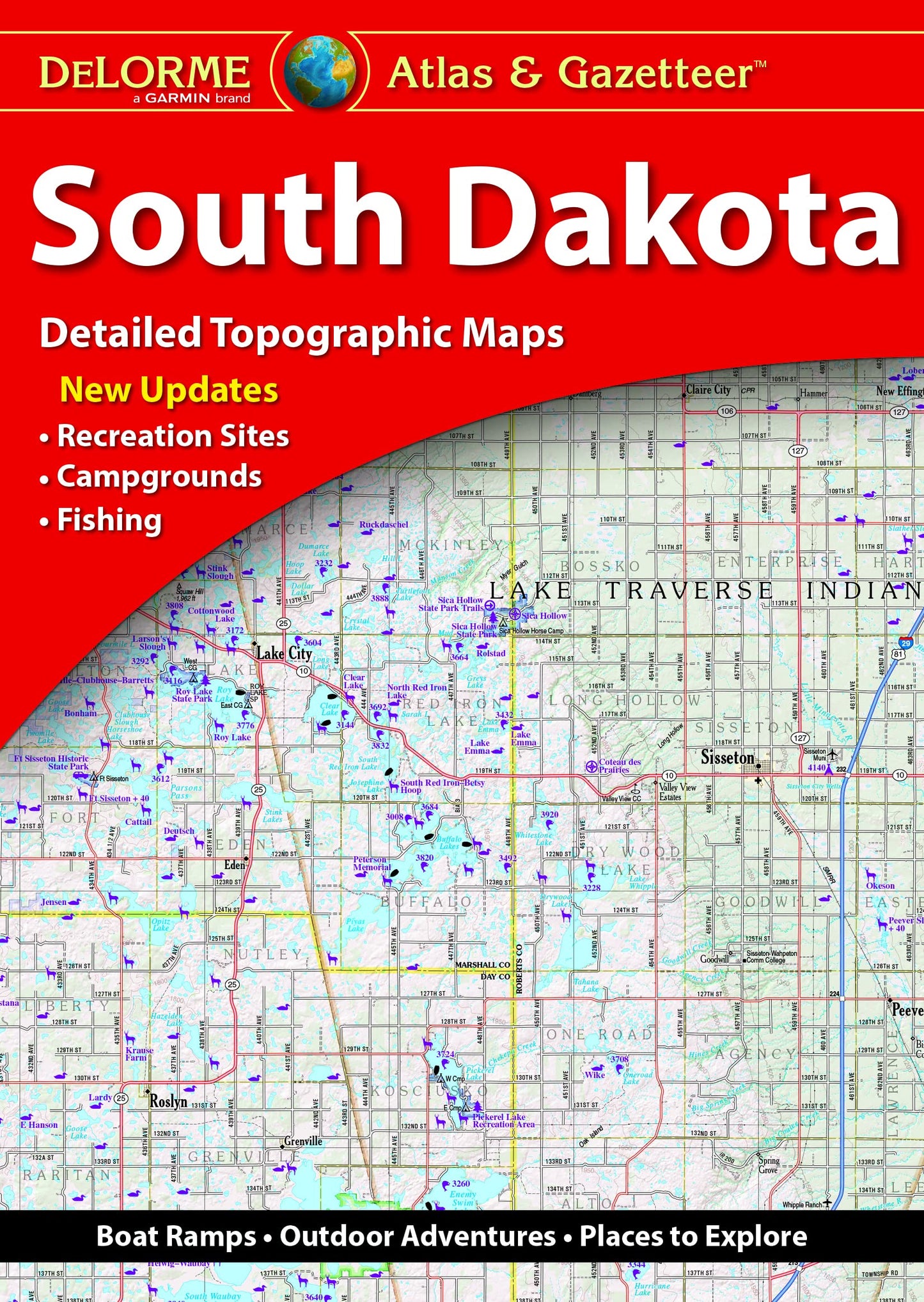 DeLorme Atlas and Gazetteer South Dakota