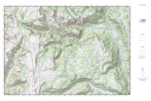 South San Juan Wilderness MyTopo Explorer Series Map Image