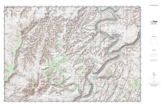 Spanish Bottom MyTopo Explorer Series Map Image