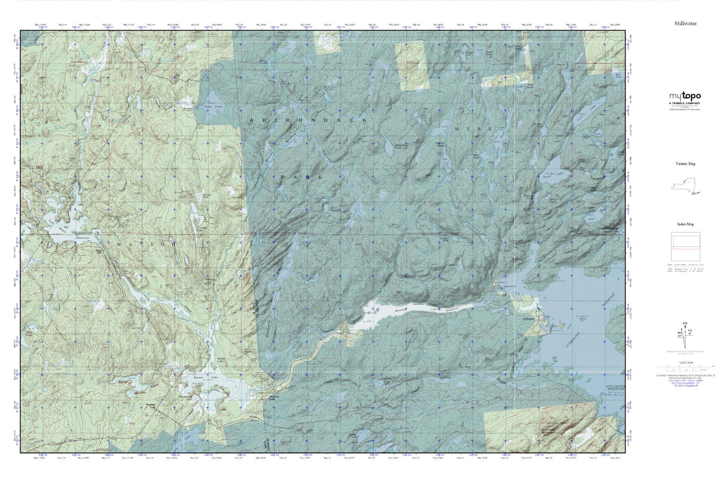 Stillwater MyTopo Explorer Series Map Image