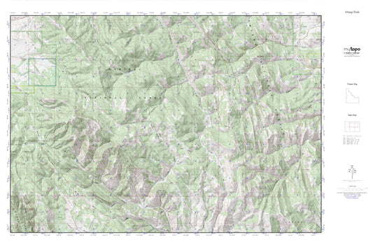 Stump Peak MyTopo Explorer Series Map Image