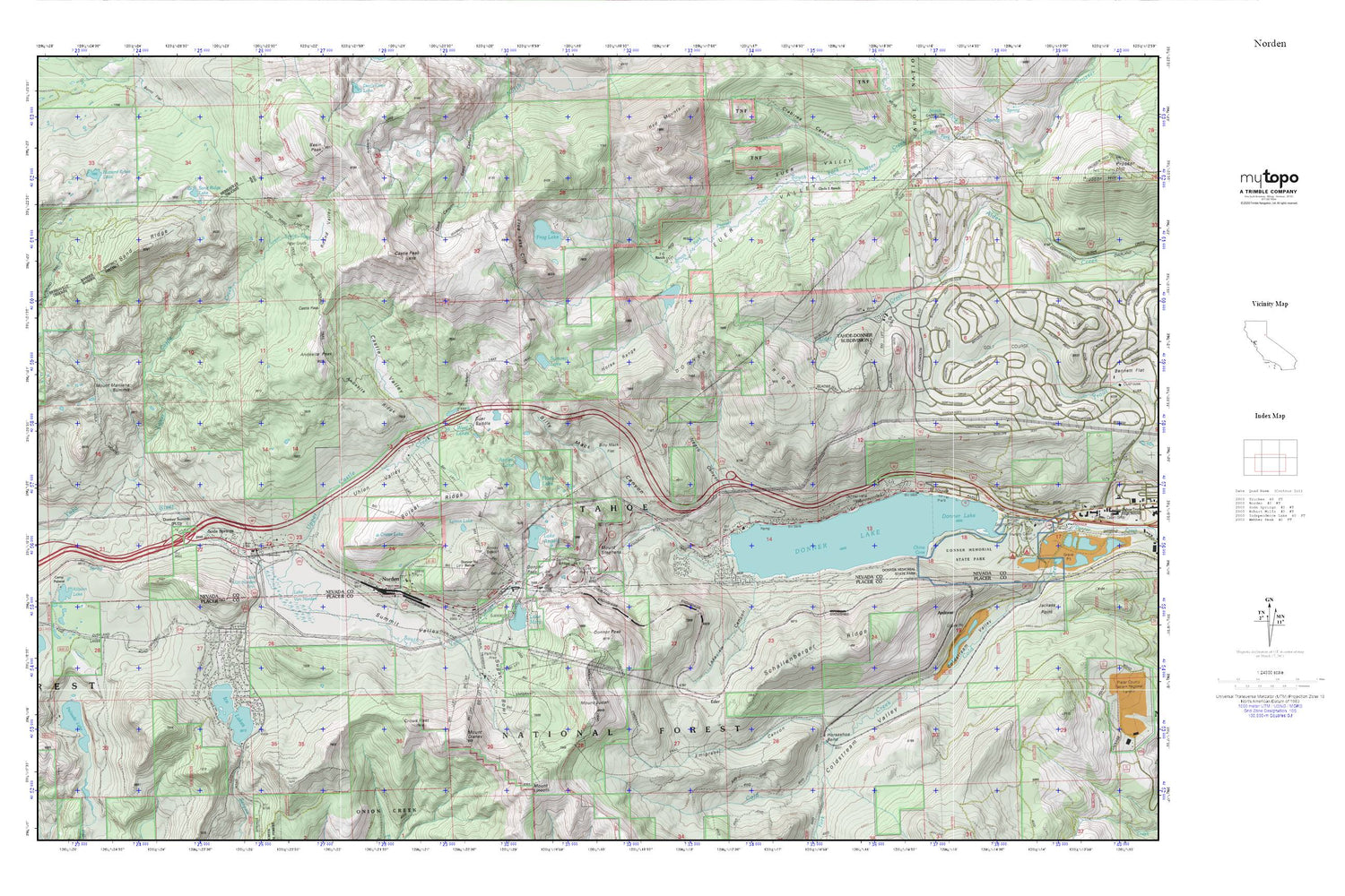 TBSP PATROL AREA MyTopo Explorer Series Map Image