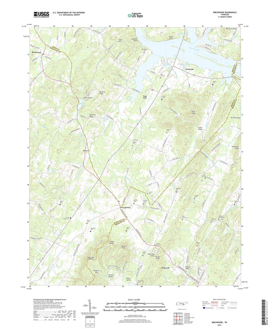 Birchwood Tennessee US Topo Map Image