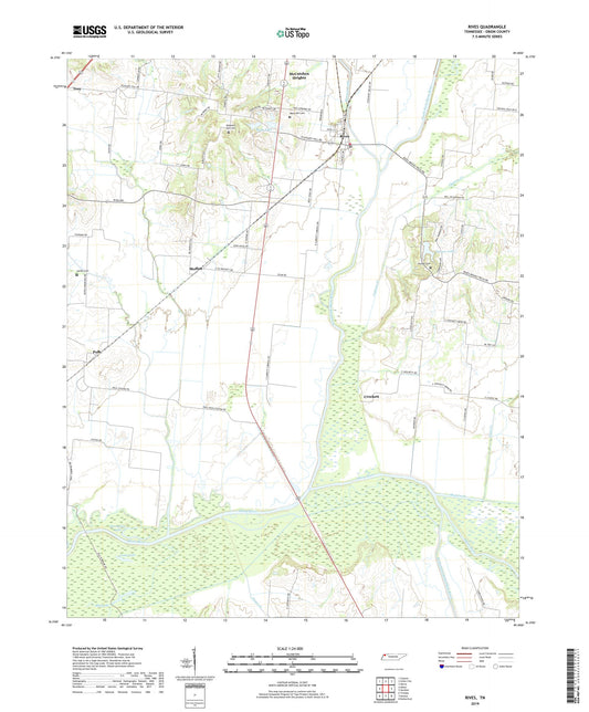 Rives Tennessee US Topo Map Image