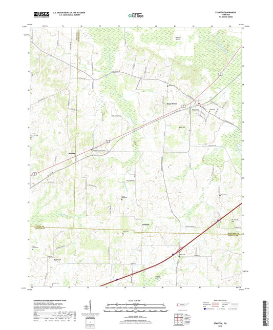 Stanton Tennessee US Topo Map Image