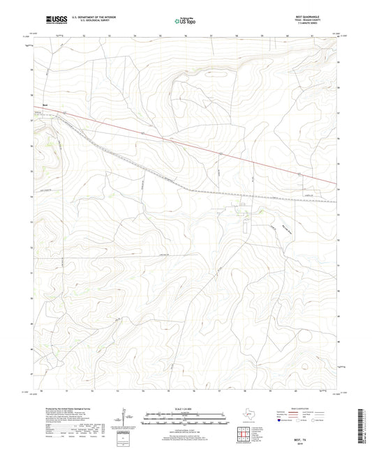 Best Texas US Topo Map Image