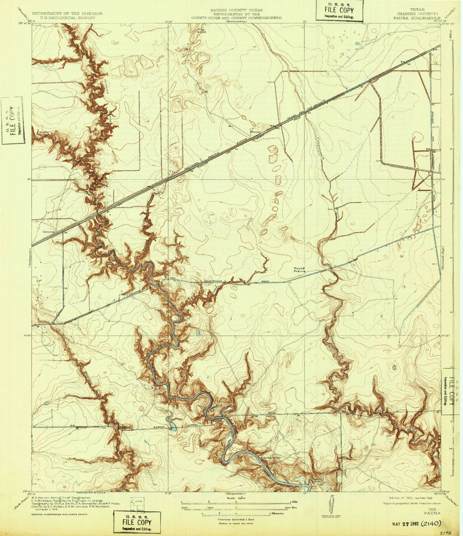 Classic USGS Jacinto City Texas 7.5'x7.5' Topo Map Image