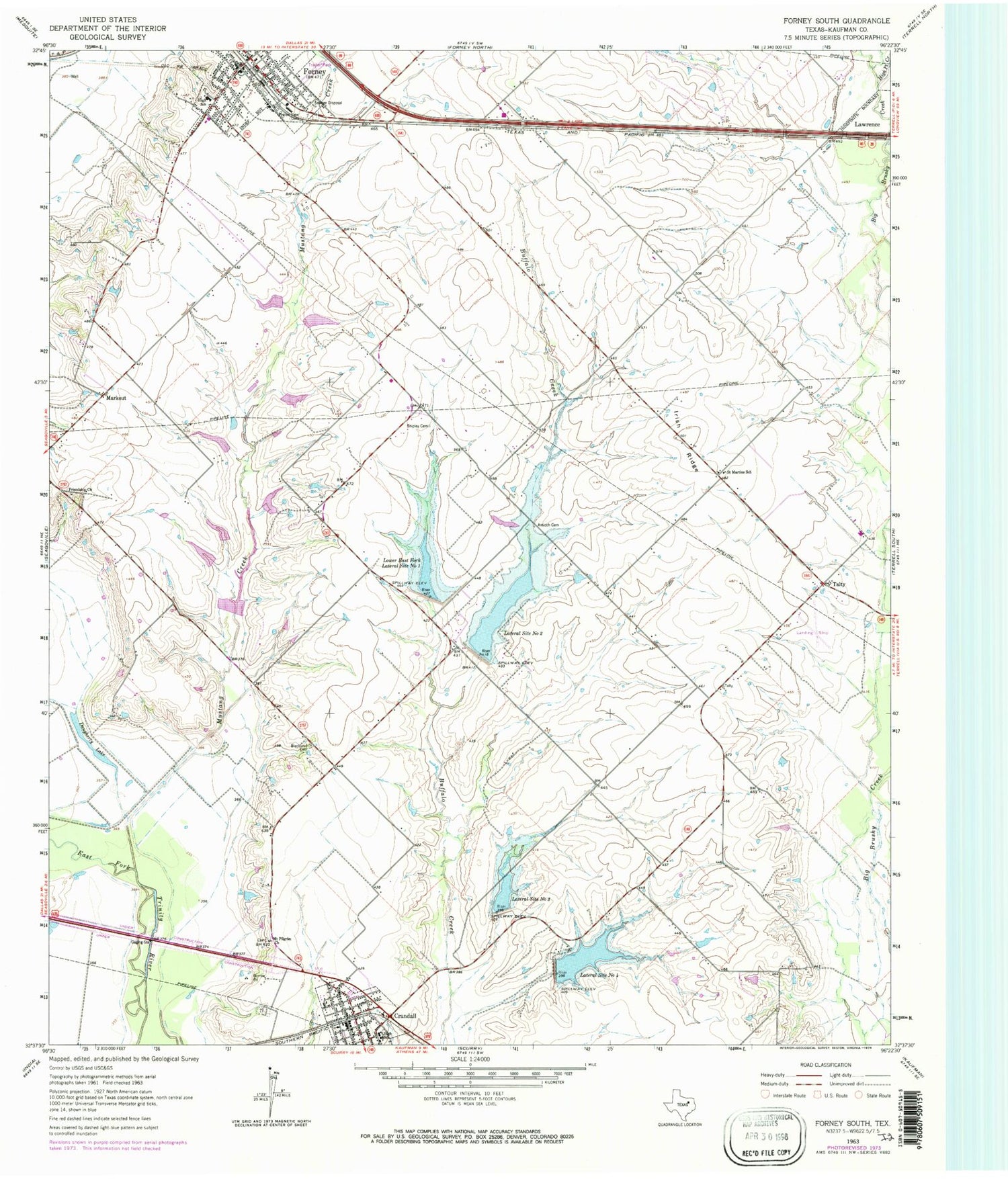 Forney Texas Map