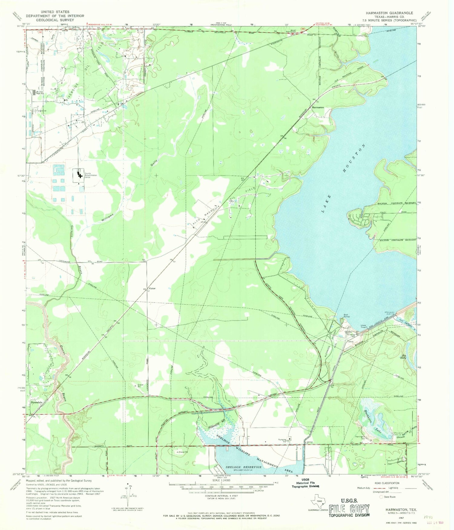 Classic USGS Harmaston Texas 7.5'x7.5' Topo Map Image