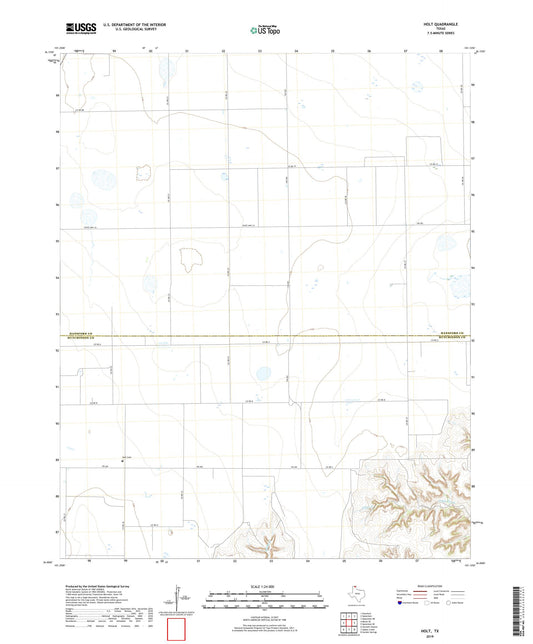 Holt Texas US Topo Map Image
