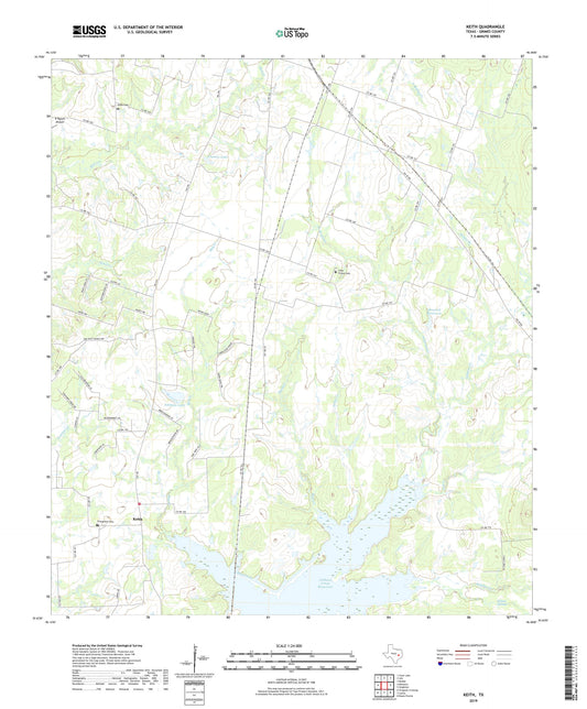 Keith Texas US Topo Map Image