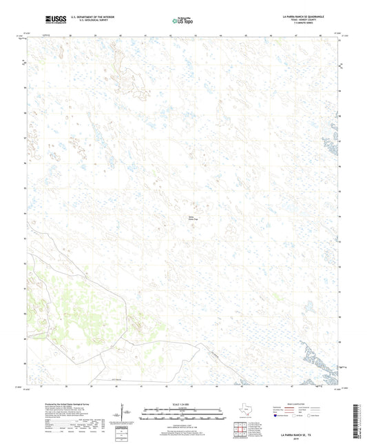La Parra Ranch SE Texas US Topo Map Image