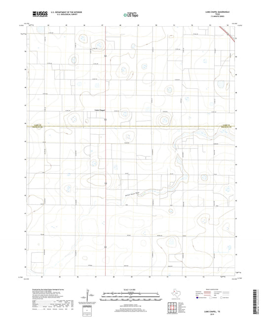 Lums Chapel Texas US Topo Map Image