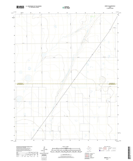 Morse SE Texas US Topo Map Image