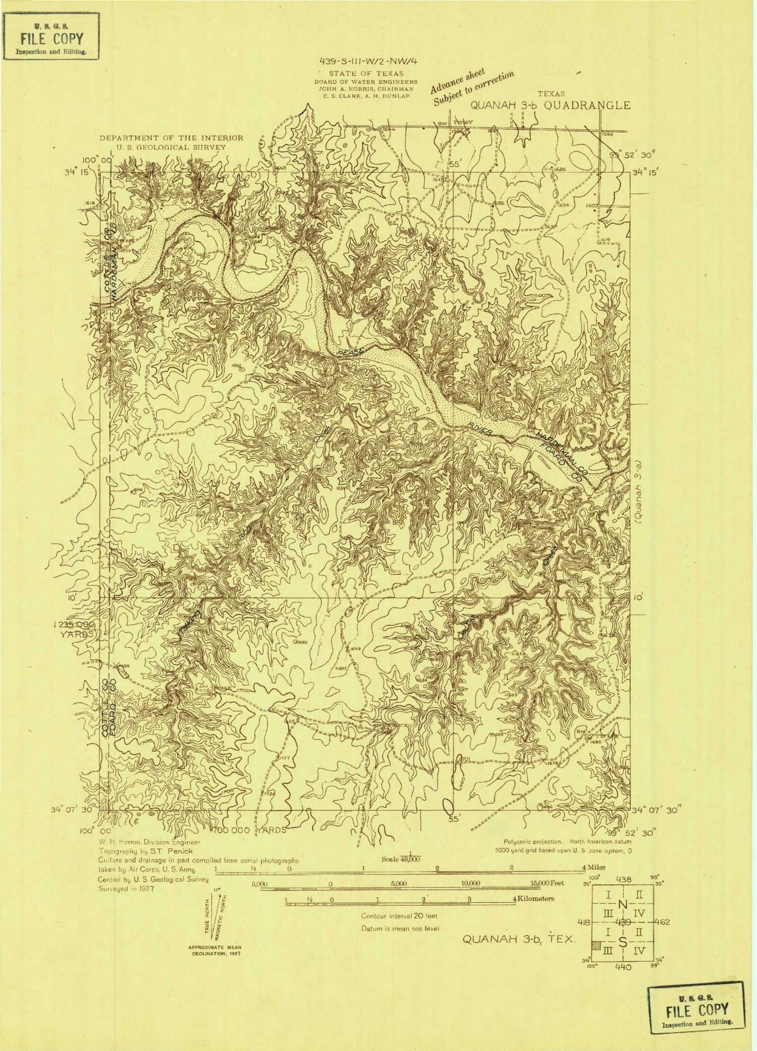 Classic USGS Cactus Creek Texas 7.5'x7.5' Topo Map Image