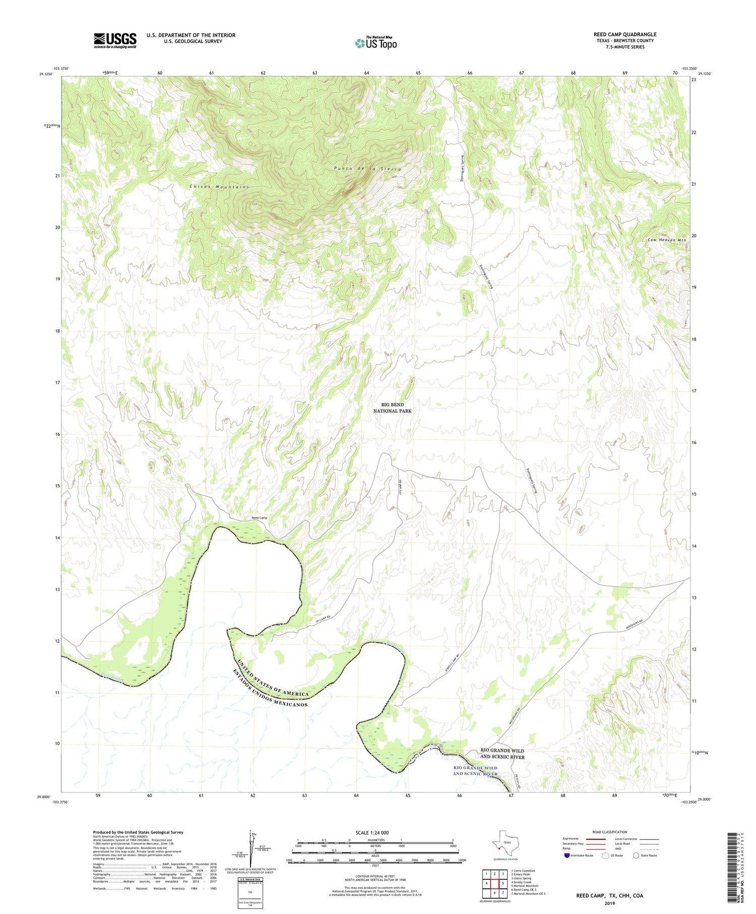 Reed Camp Texas US Topo Map Image