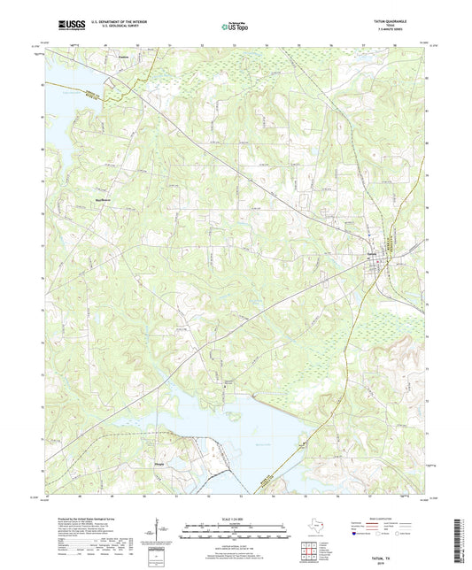 Tatum Texas US Topo Map Image