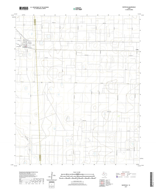 Whiteface Texas US Topo Map Image