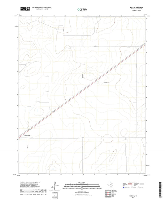 Wilco NE Texas US Topo Map Image