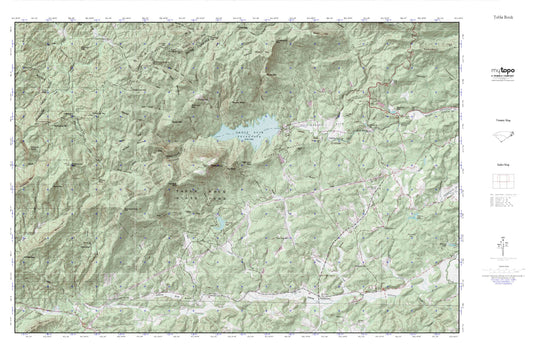 Table Rock MyTopo Explorer Series Map Image