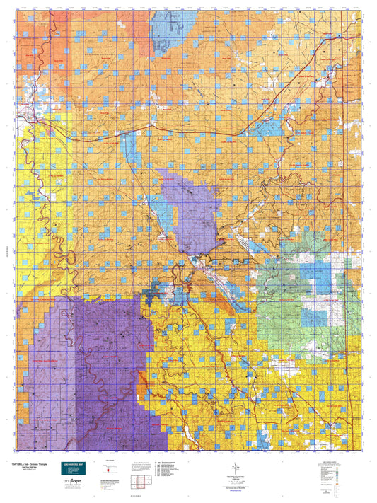 Utah Deer GMU 13A/13B La Sal - Dolores Triangle Map Image