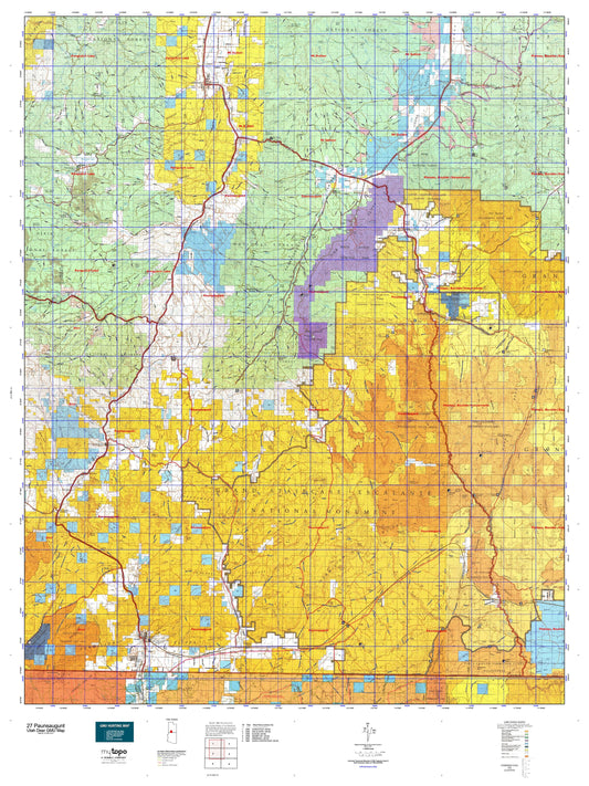 Utah Deer GMU 27 Paunsaugunt Map Image