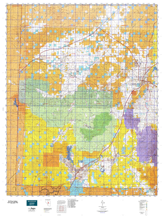 Utah Deer GMU 30 Pine Valley Map Image