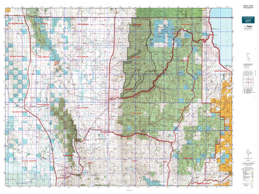 Utah Elk GMU Cache - North Map Image