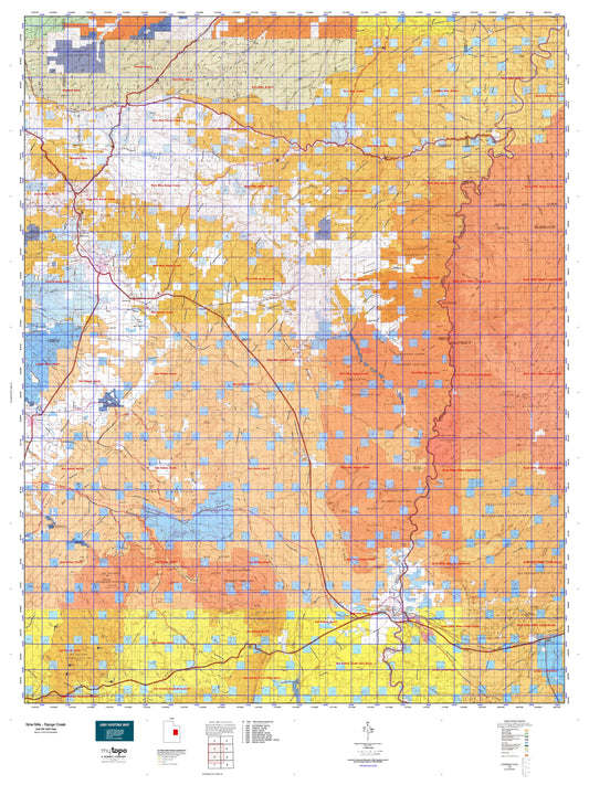 Utah Elk GMU Nine Mile - Range Creek Map Image