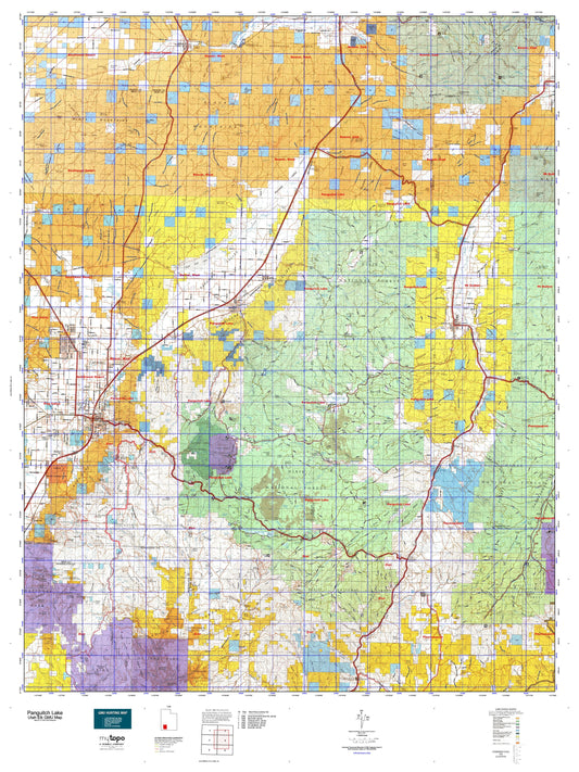 Utah Elk GMU Panguitch Lake Map Image