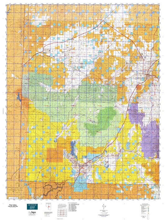 Utah Elk GMU Pine Valley Map Image