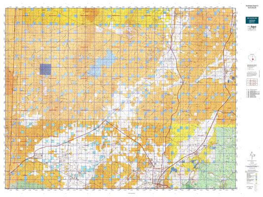 Utah Elk GMU Southwest Desert S Map Image