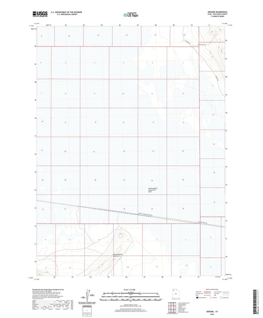 Groome Utah US Topo Map Image
