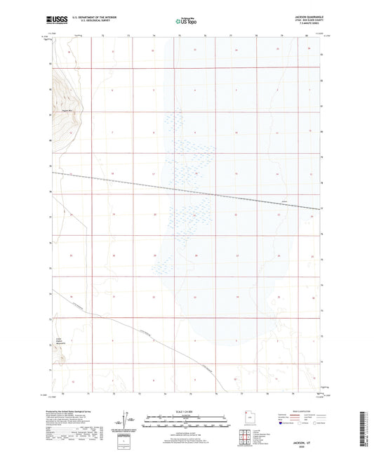 Jackson Utah US Topo Map Image