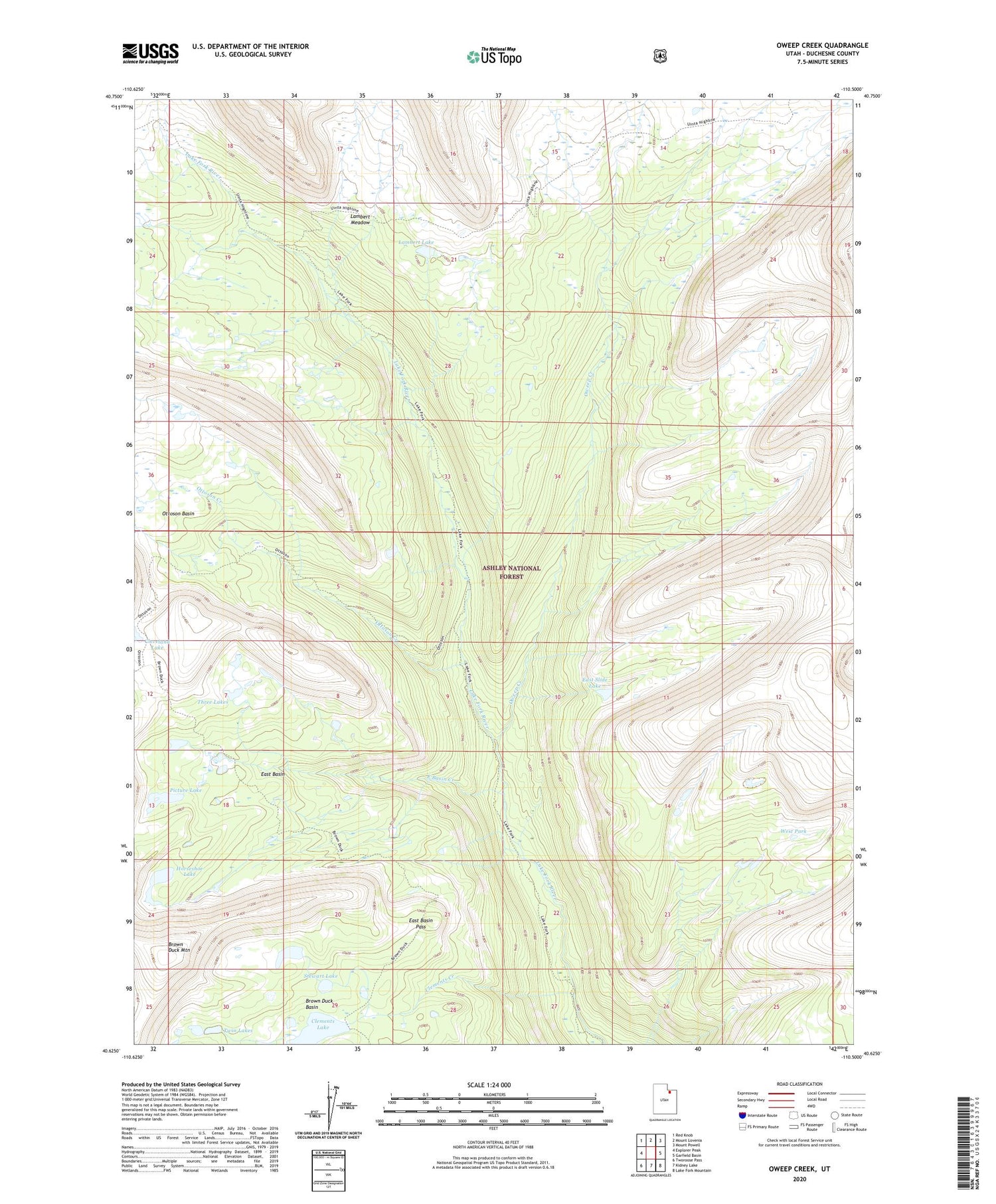 Oweep Creek Utah US Topo Map Image