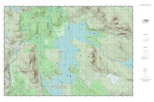 Umbagog Lake North MyTopo Explorer Series Map Image