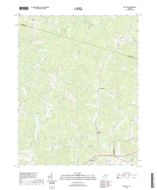 Wellville Virginia US Topo Map Image
