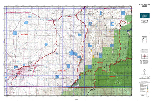 Washington GMU 154 Blue Creek Map Image