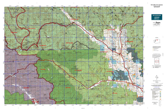 Washington GMU 231 Gardner Map Image