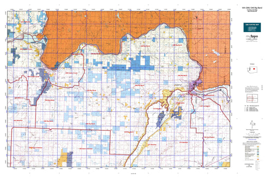 Washington GMU 248 Big Bend Map Image