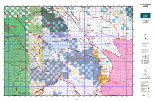 Washington GMU 340 Manastash Map Image