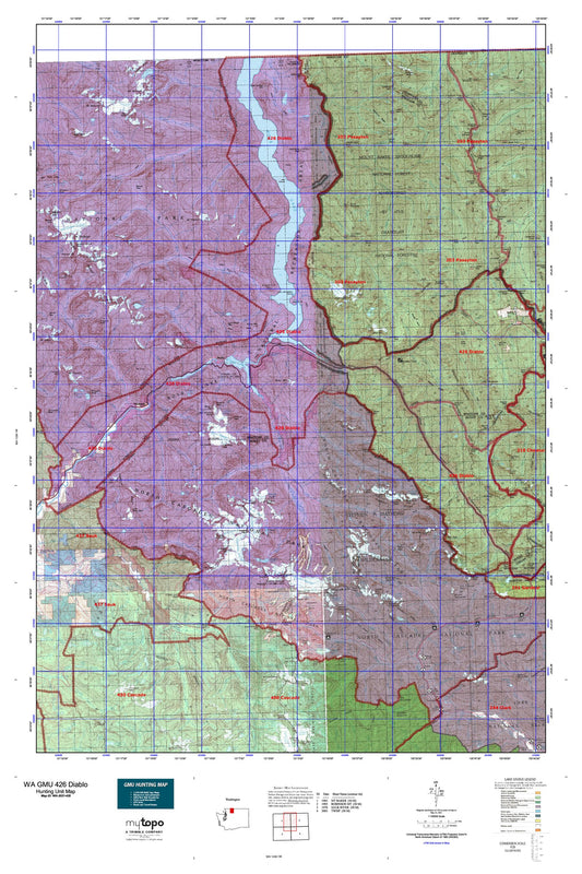 Washington GMU 426 Diablo Map Image