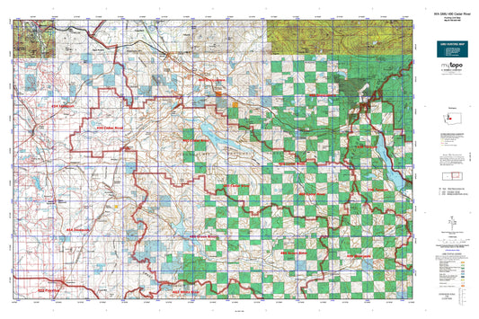 Washington GMU 490 Cedar River Map Image