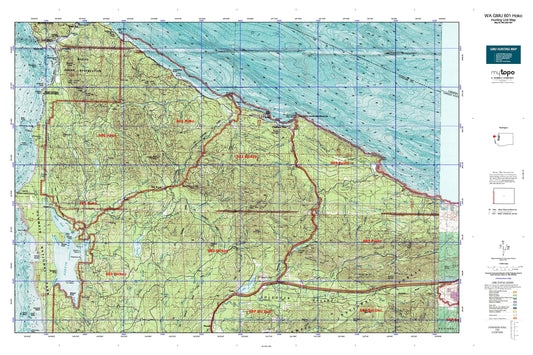 Washington GMU 601 Hoko Map Image