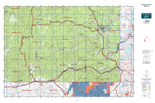 Washington GMU 651 Satsop Map Image