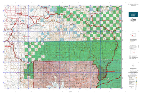 Washington GMU 653 White River Map Image
