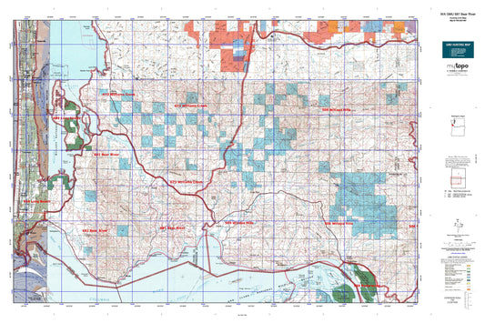 Washington GMU 681 Bear River Map Image