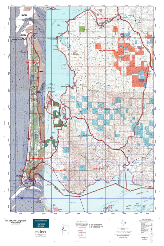 Washington GMU 699 Long Island Map Image